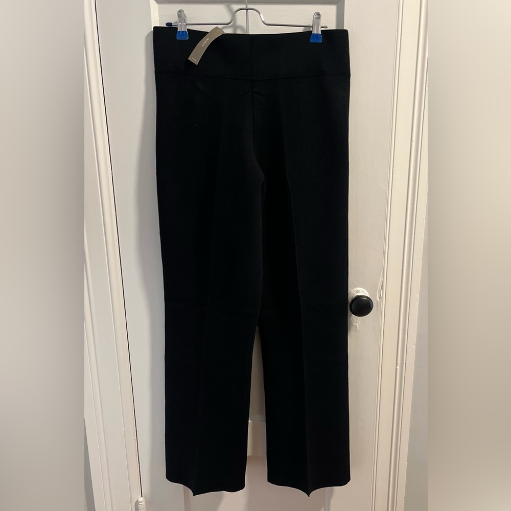 J. Crew Black Straight Leg Women's Pants Size Large Tall